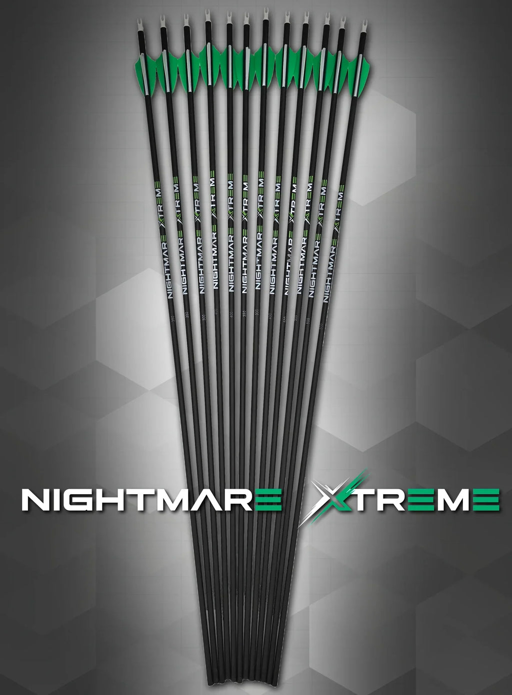 Nightmare Xtreme 2.0 300 / 350 / 400/ 500 spine Arrow 6/Pack Fletched